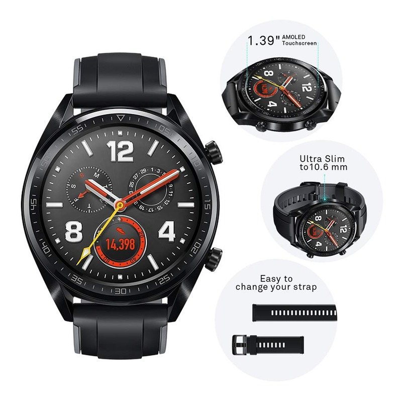 ساعت هوشمند هواوی مدل HUAWEI WATCH GT FTN-B19 46 Mm